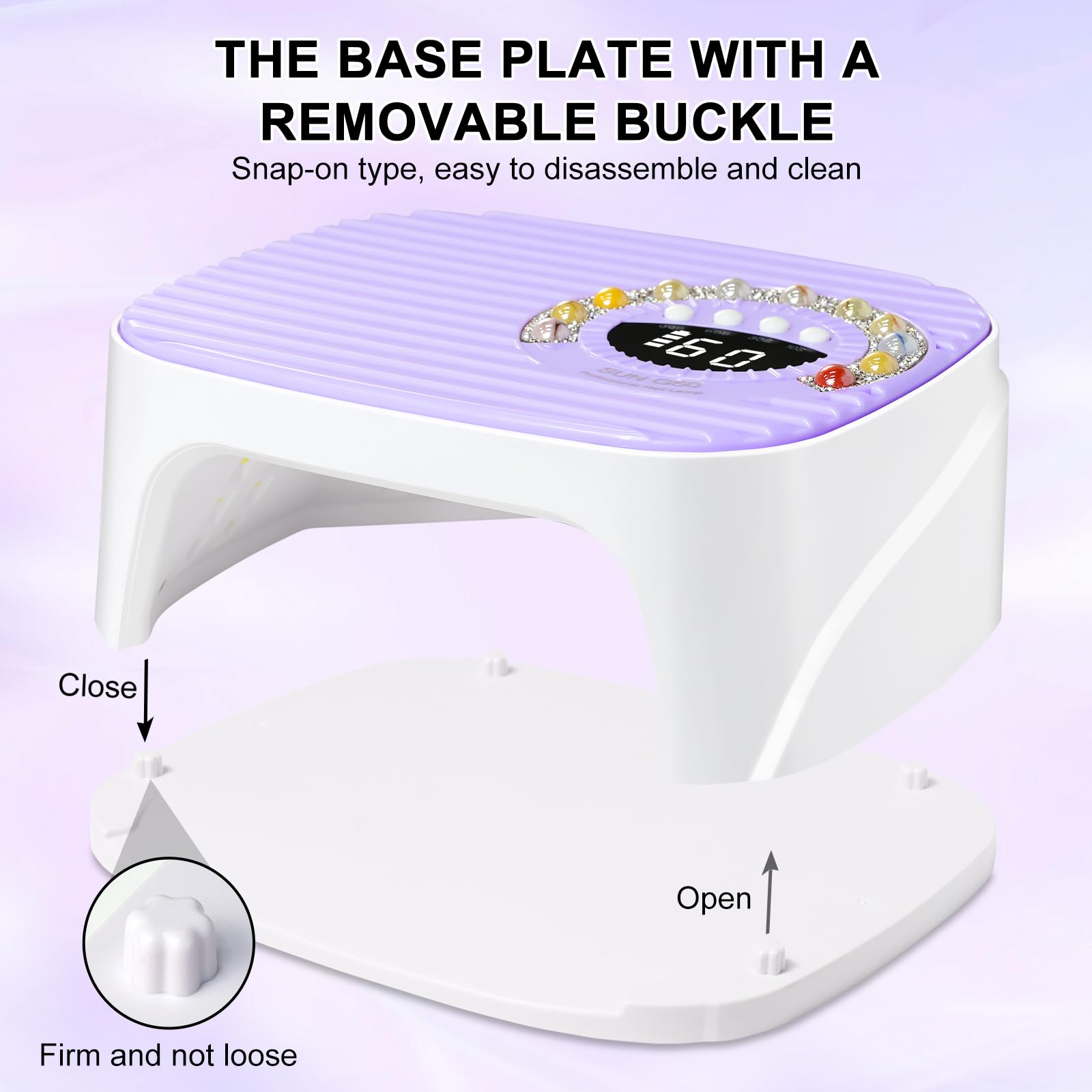 LimeGirl 4-timer settings with intelligent sensor for precise curing.