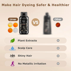 Limer All hair types receive even color with this 3-in-1 shampoo color