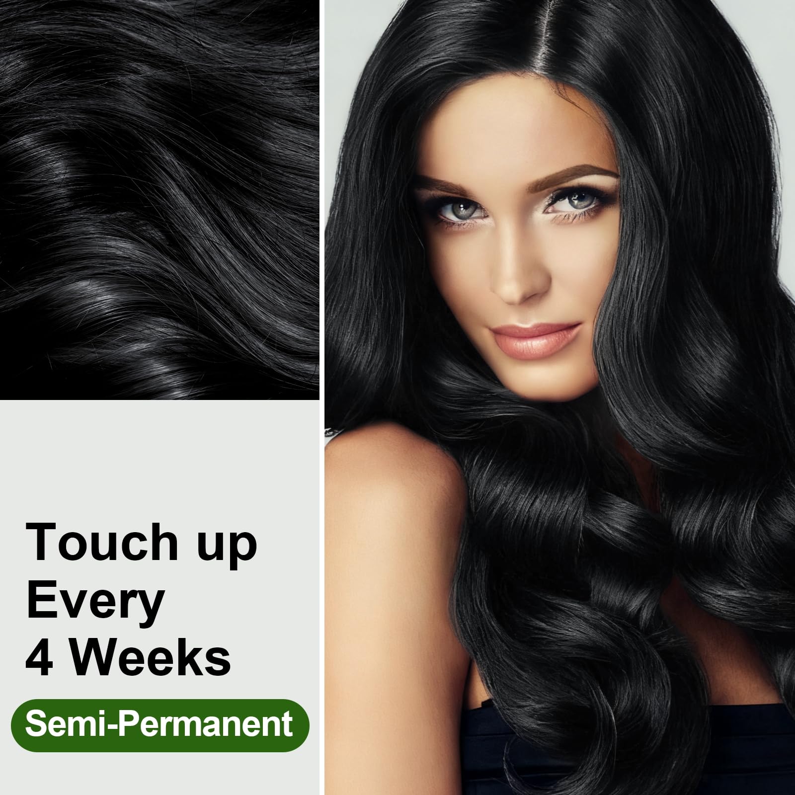 Limer Hair Dye Shampoo gray coverage on roots suitable for both genders.