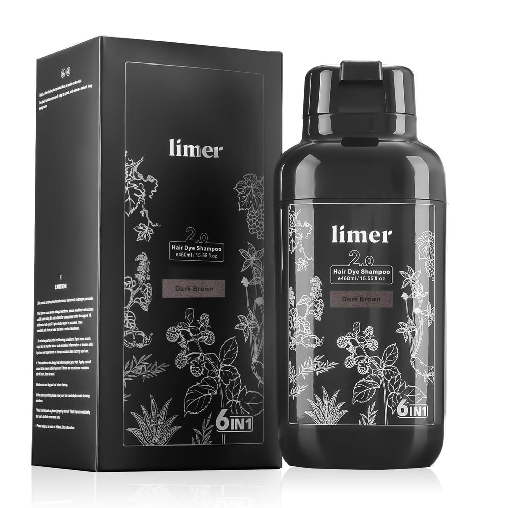 Limer Hair Dye Shampoo delivers soft shine and color