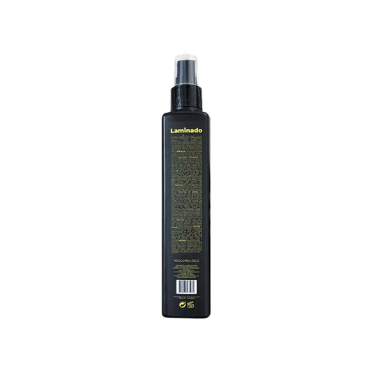 Lina Zapata spray application evenly coats mid-lengths to ends for protection