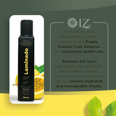 Lina Zapata LZ Laminado gloss shot highlights mirror-like shine and smooth texture.