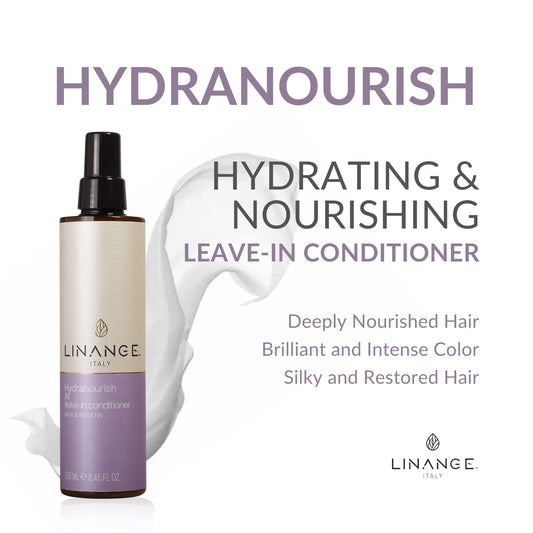 LINANGE Hydranourish A1 spray mist on wet hair for easy detangling