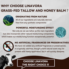 Linavora finish on the face shows calm, hydrated skin.