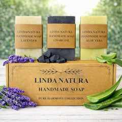 LINDA NATURA set ready for daily full-body cleansing with face and hands