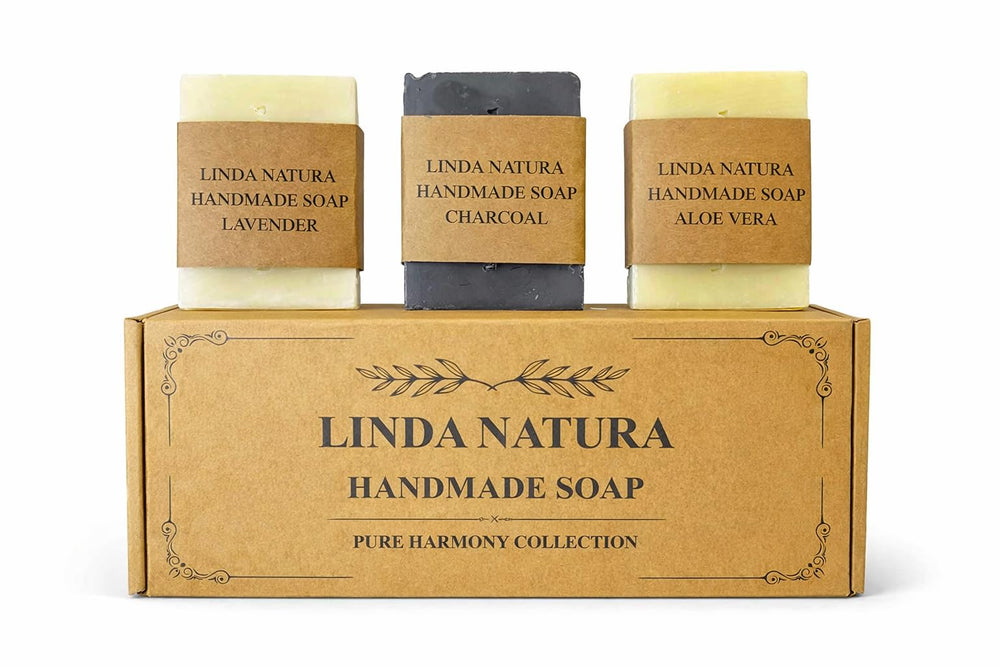 LINDA NATURA lavender soap bar for gentle cleansing and calming fragrance