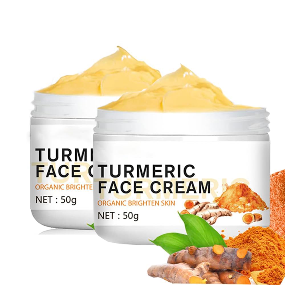LINEDSON turmeric cream bottle pour enhances glow and hydration