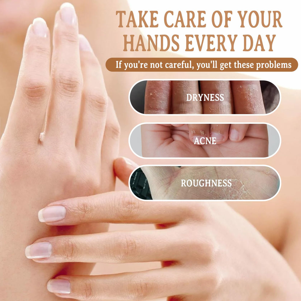LingHaoLH moisturizing hands close-up shows hydrated skin with a non-greasy finish