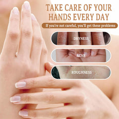 LingHaoLH moisturizing hands close-up shows hydrated skin with a non-greasy finish