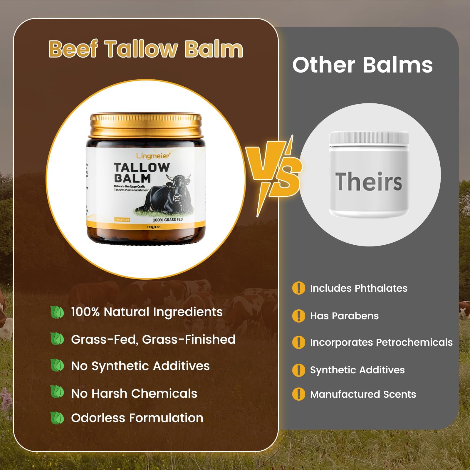Lingmeier balm close up creamy texture for barrier support
