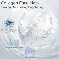 Lingmeier Hydrating Overnight Collagen Mask features 80,000ppm peptides for elasticity