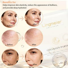 Lingmeier Hydrating Overnight Collagen Mask leverages humidity-activated hyaluronic acid