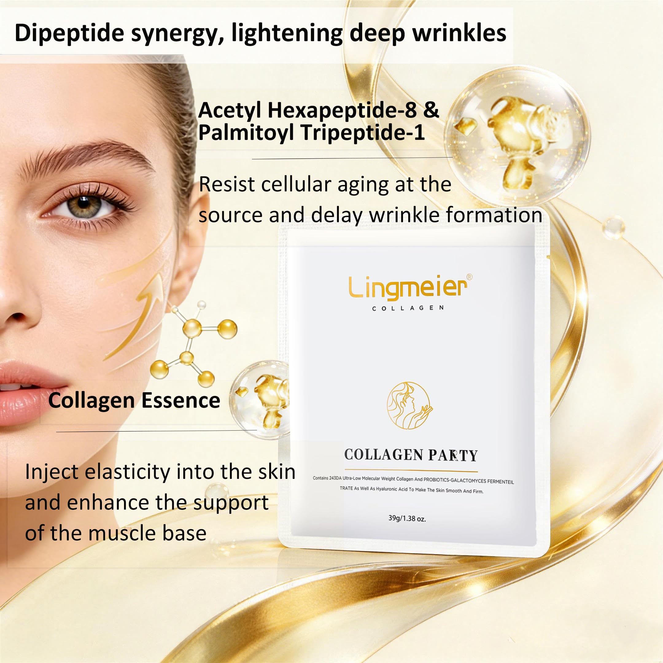Lingmeier night-time nourishing matrix works with skin rhythm for refreshed morning skin.