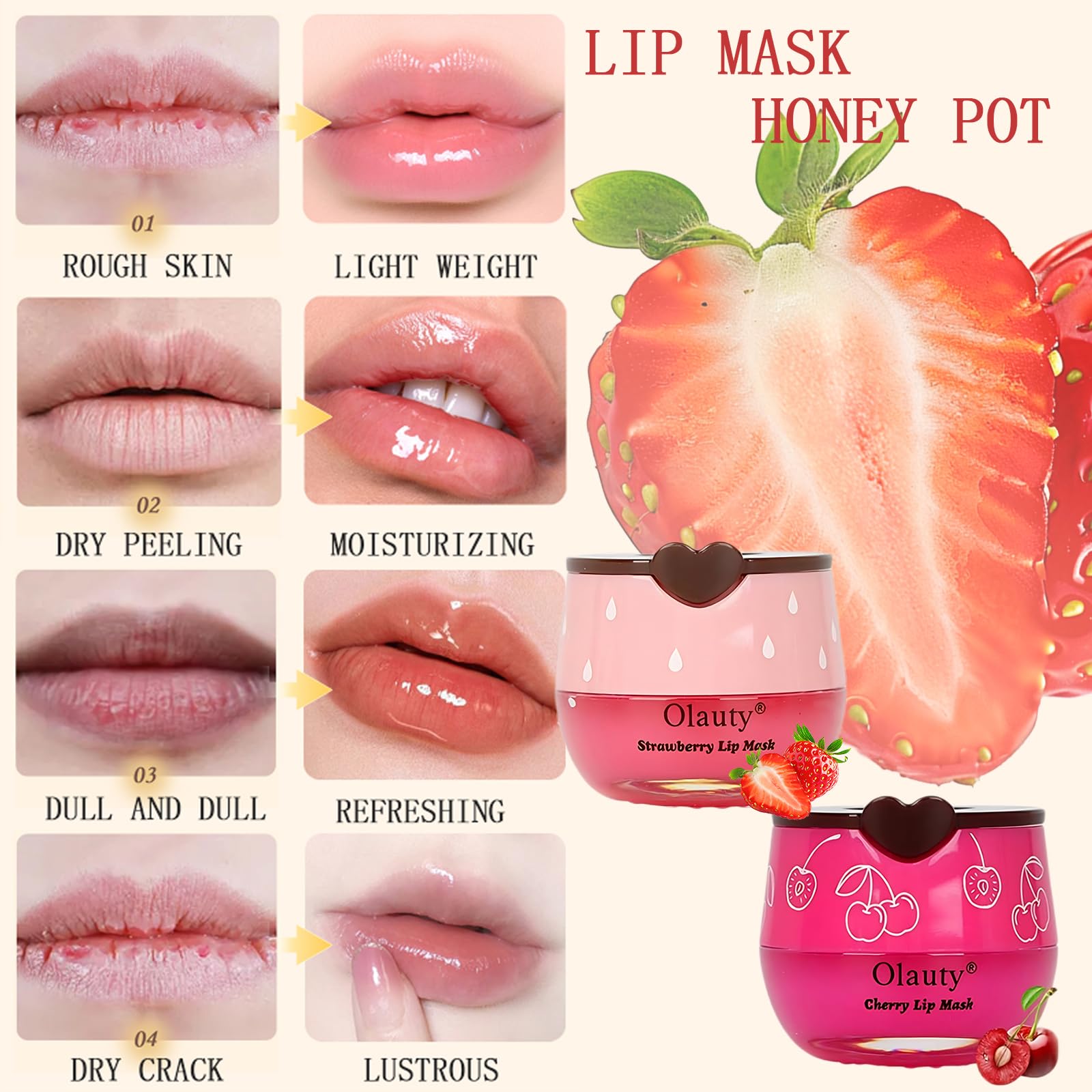 Lingyun Lip Balm Honey Pot application displaying smooth glide and even coverage