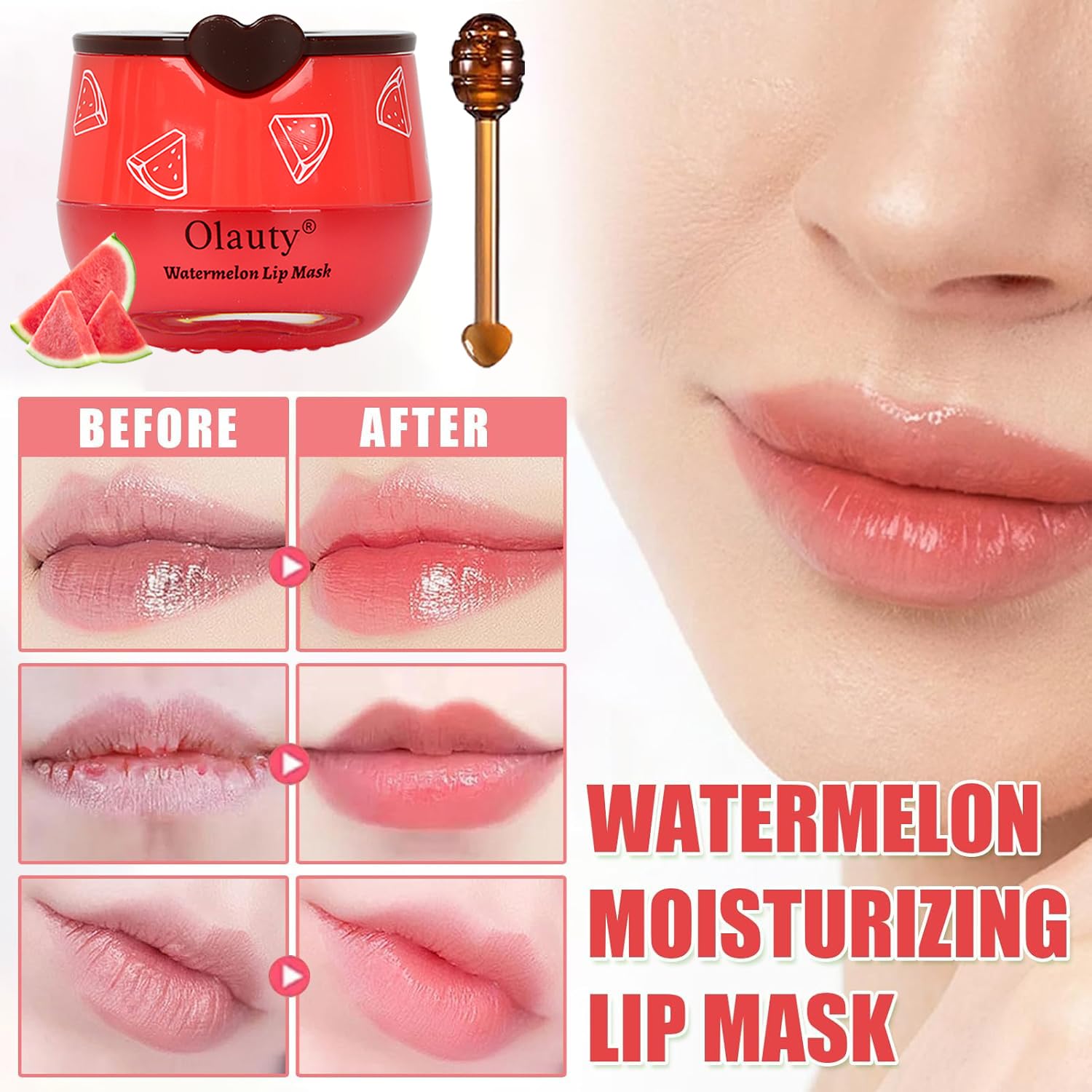 Lingyun Lip Mask Jar Close-Up showing compact design ideal for overnight lip care