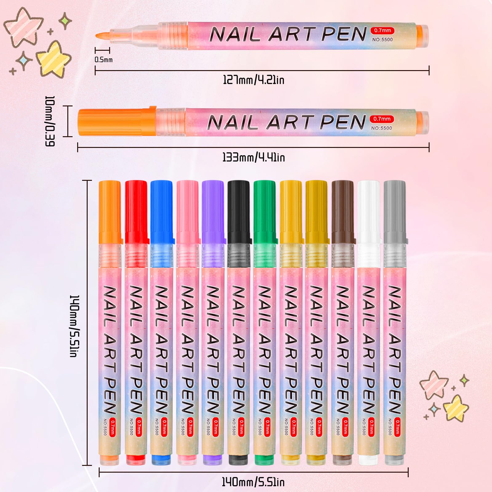 Linyuant water-based liner formula for smooth ink flow and clog prevention.