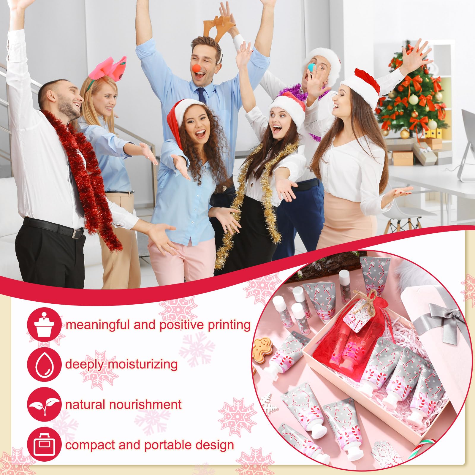 Linyuthia candy cane packaging highlighting holiday vibes