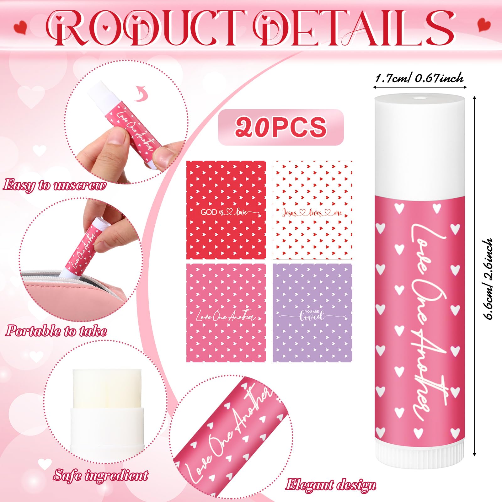 Linyuthia leather lipstick holder keychain keeps balm handy on the go.