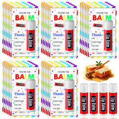 Linyuthia teacher appreciation lip balm set with card, ideal for gifting