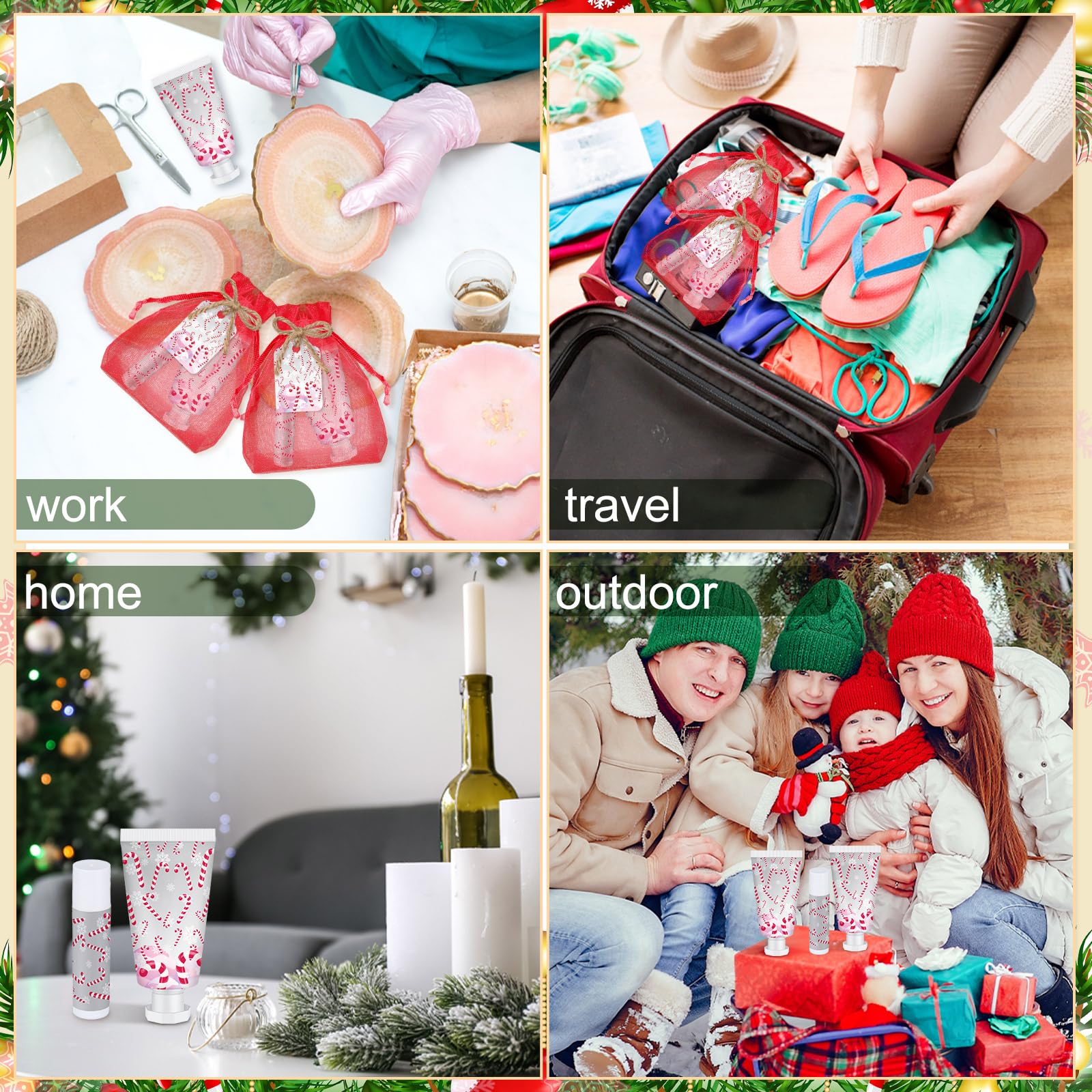 Linyuthia travel-size holiday kit fits in a purse
