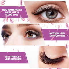Waterproof Linyuthia lashes stay put through activities