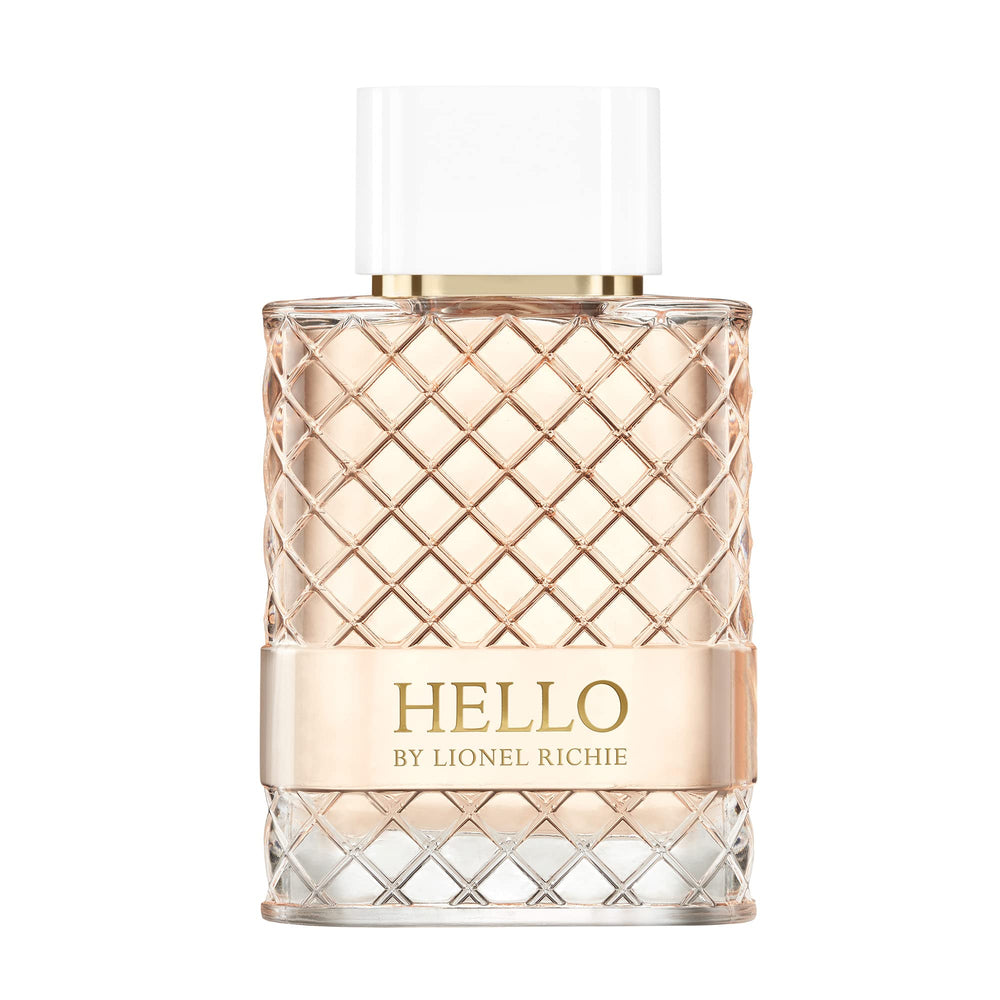 Lionel Richie Hello for Women bottle front, chic presentation for daily elegance.