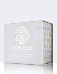 Lionesse White Pearl Day Moisturizer pump enabling easy daily application.