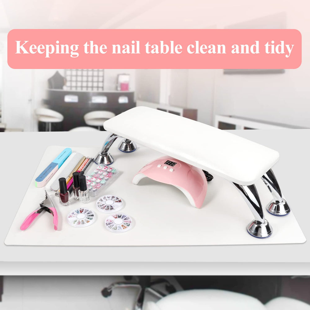Lionvision table mat 23-6x15-8in keeps the desk neat and protected.