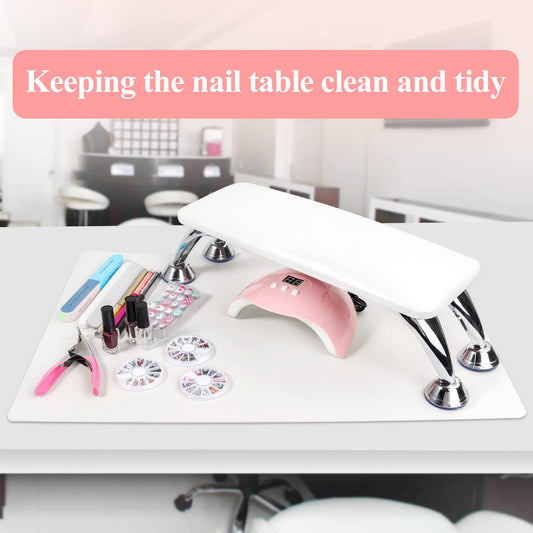 Lionvision table mat 23-6x15-8in keeps the desk neat and protected.