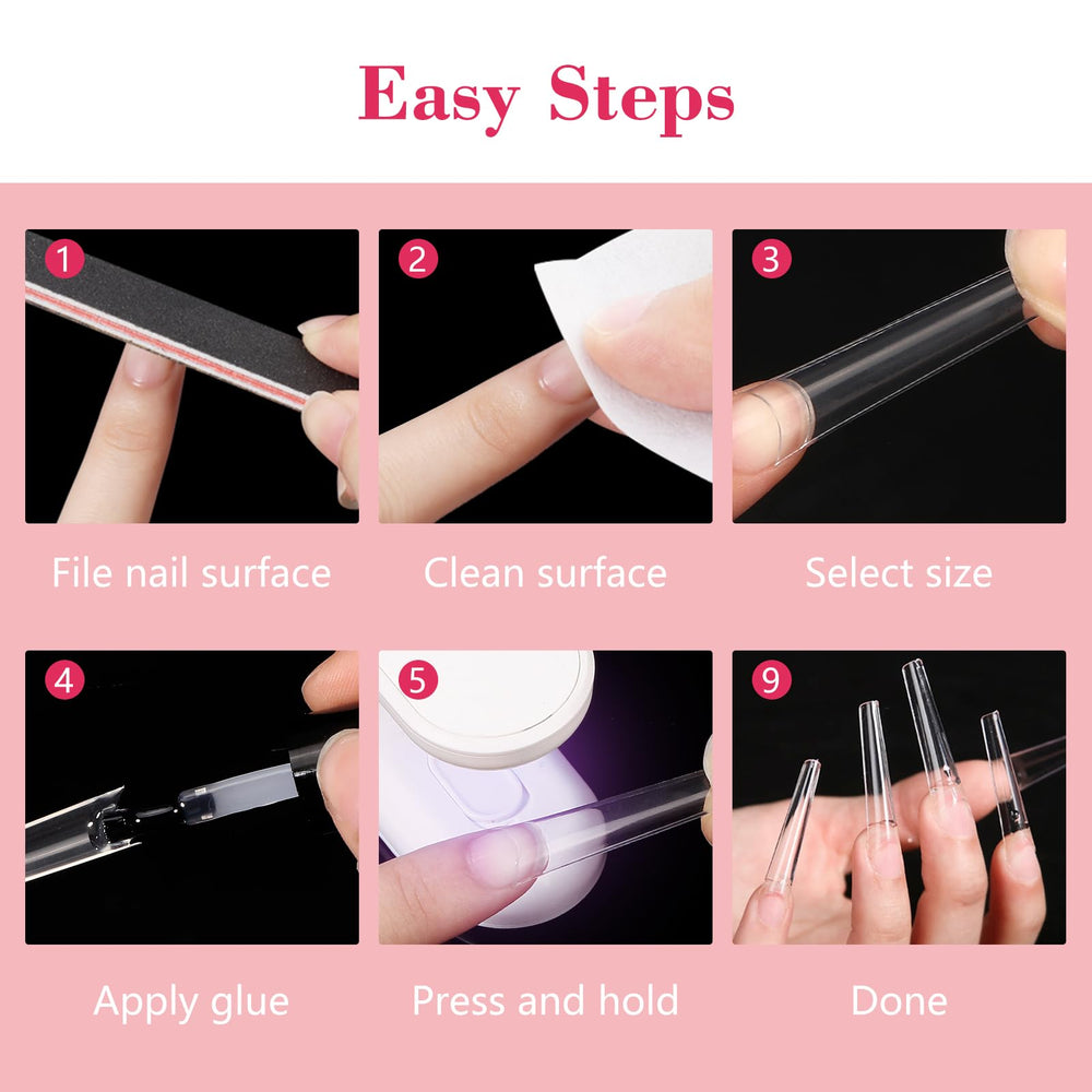 Lionvison ABS material nails offer durable, safe manicure.