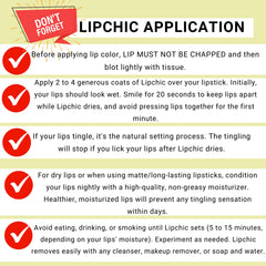 Lip Chic by Ella application scene with sealer in action.