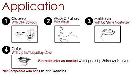 Lip Ink packaging proudly made in USA and vegan.