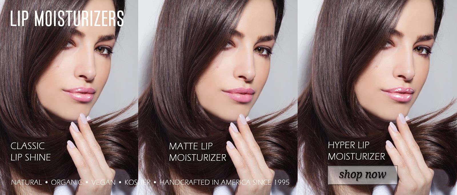 Lip Ink Shine Lip Moisturizer gloss shot highlighting instant hydration and shine