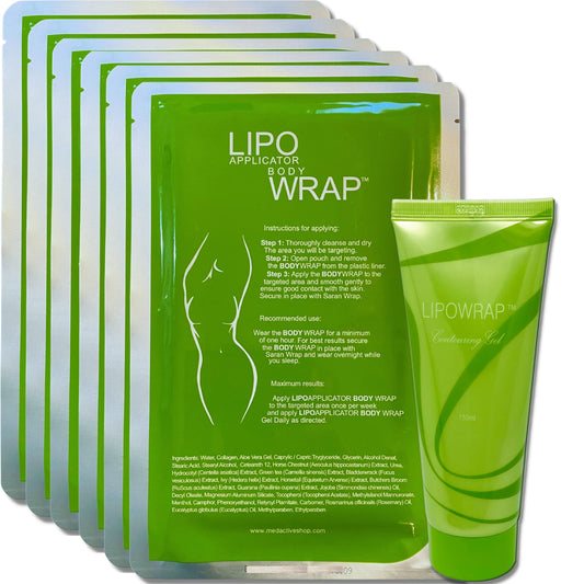 Lipo Applicator wrap on stomach for a smoother, firmer look