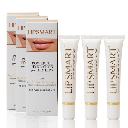 LipSmart ultra hydrating lip treatment bottle promotes daily hydration.