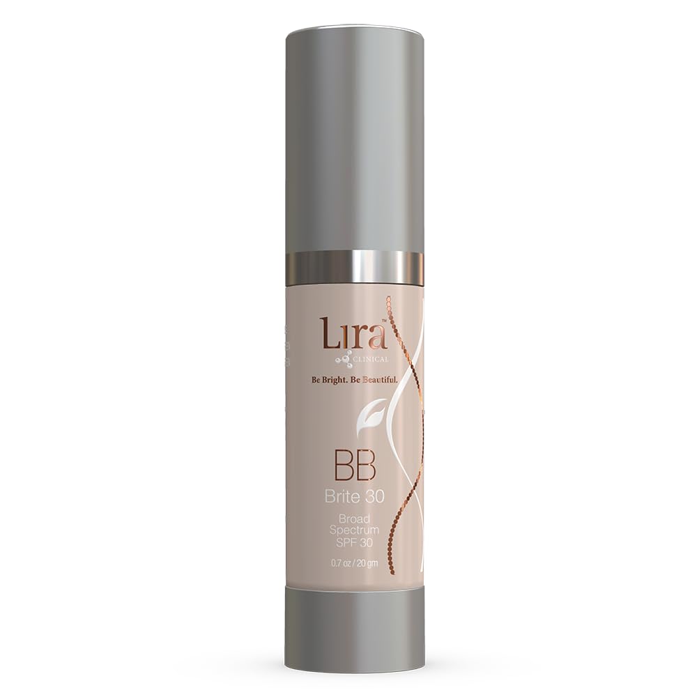 Lira Clinical BB Brite 30 bottle front showing the product packaging and branding