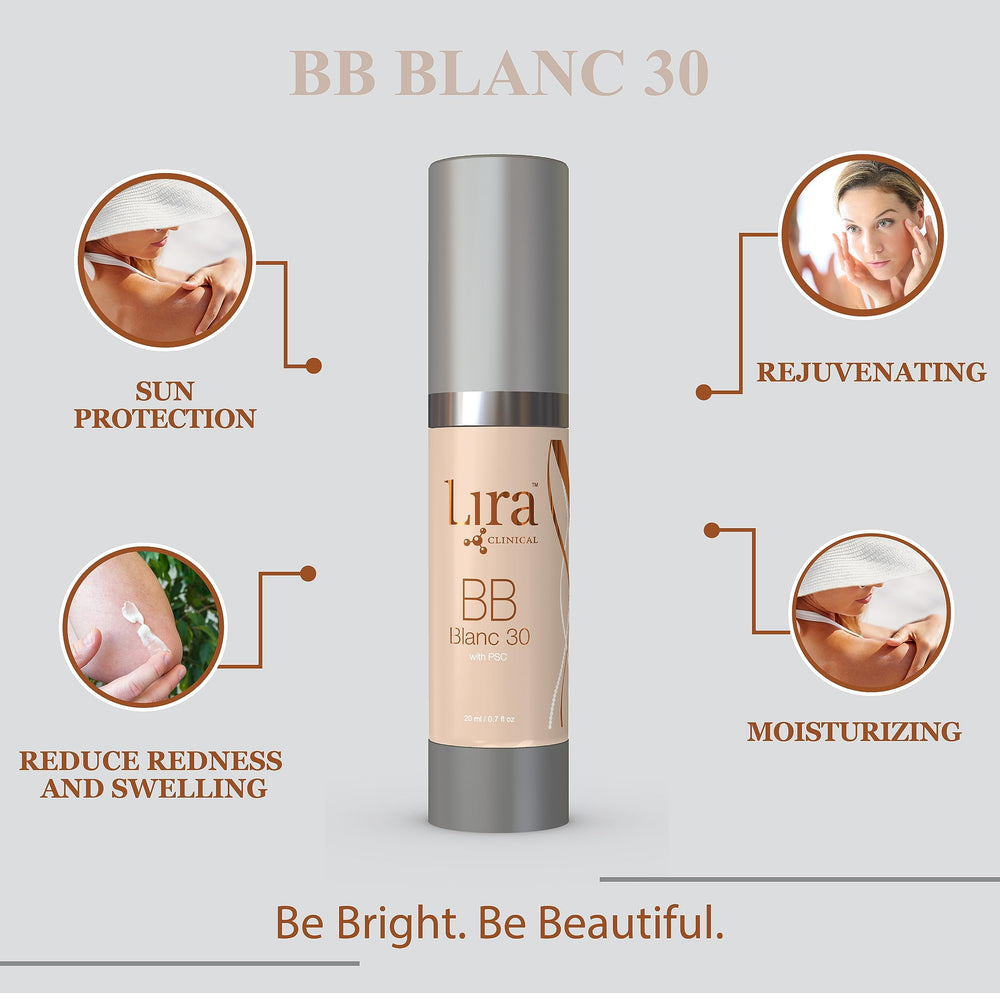 SPF 30 symbol beside BB Cream for sun protection