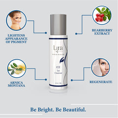Lira Clinical ICE Sal Cleanser plant extracts work with peptides for gentle purification