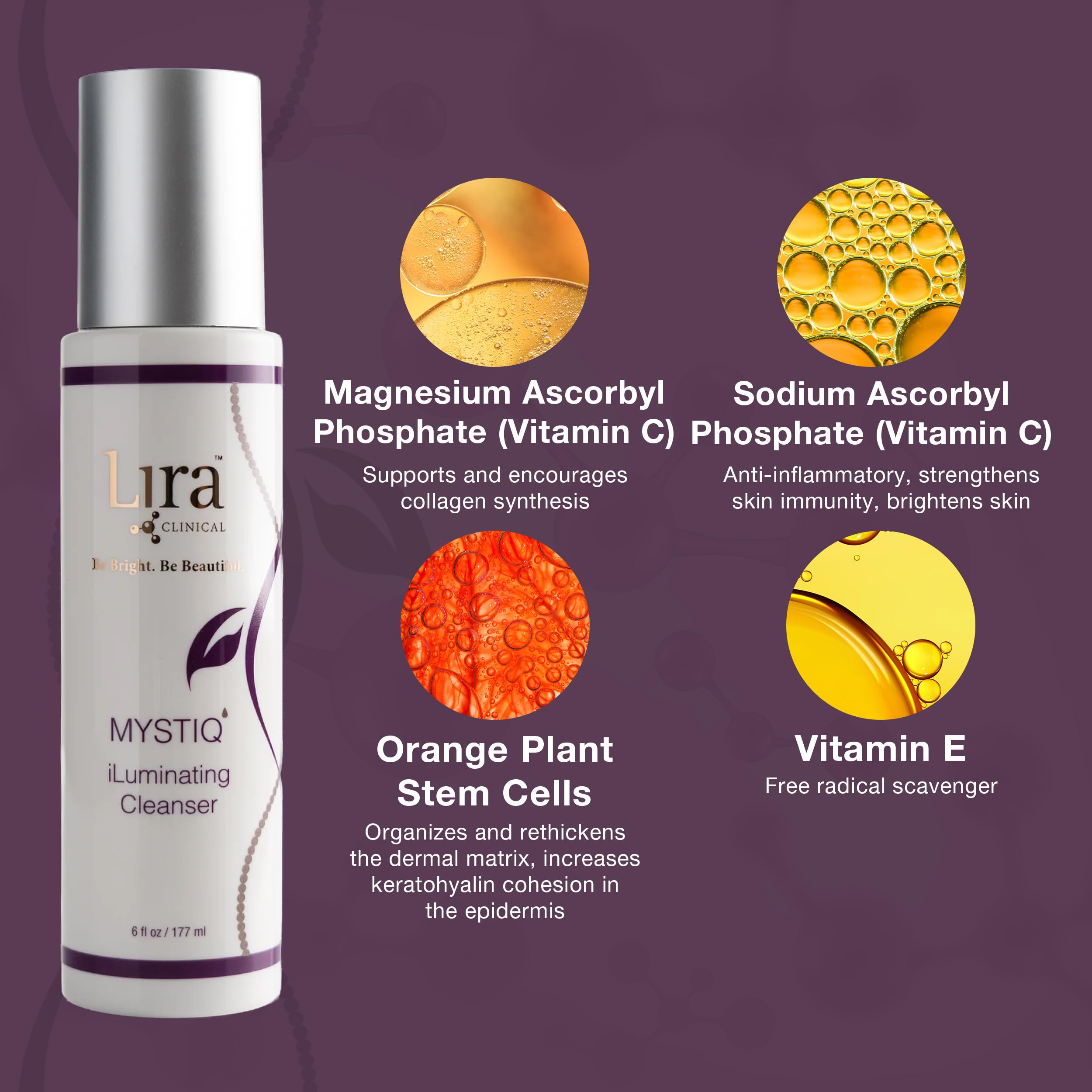 Lira Clinical MYSTIQ 6oz packaging displayed for travel