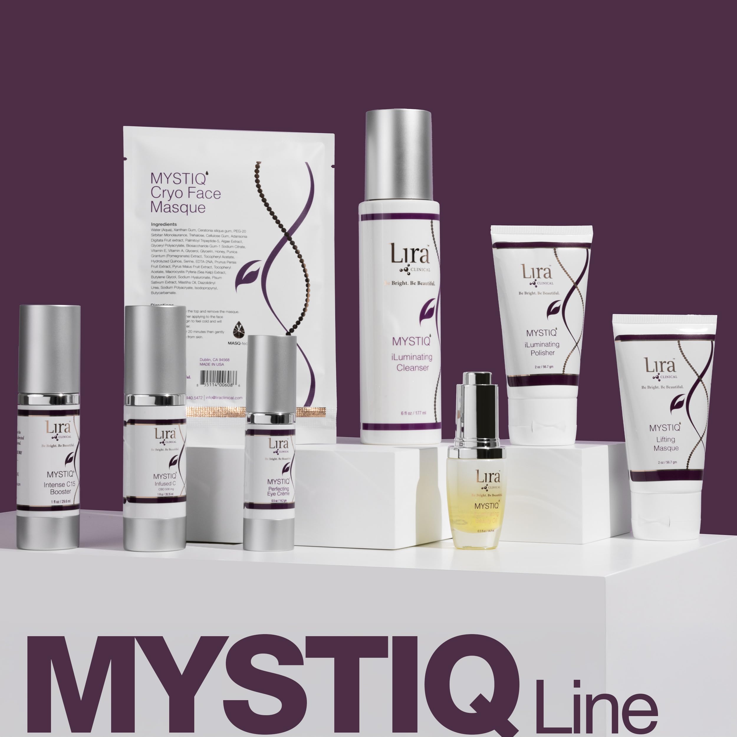 Lira Clinical MYSTIQ daily-use routine demo with rinse