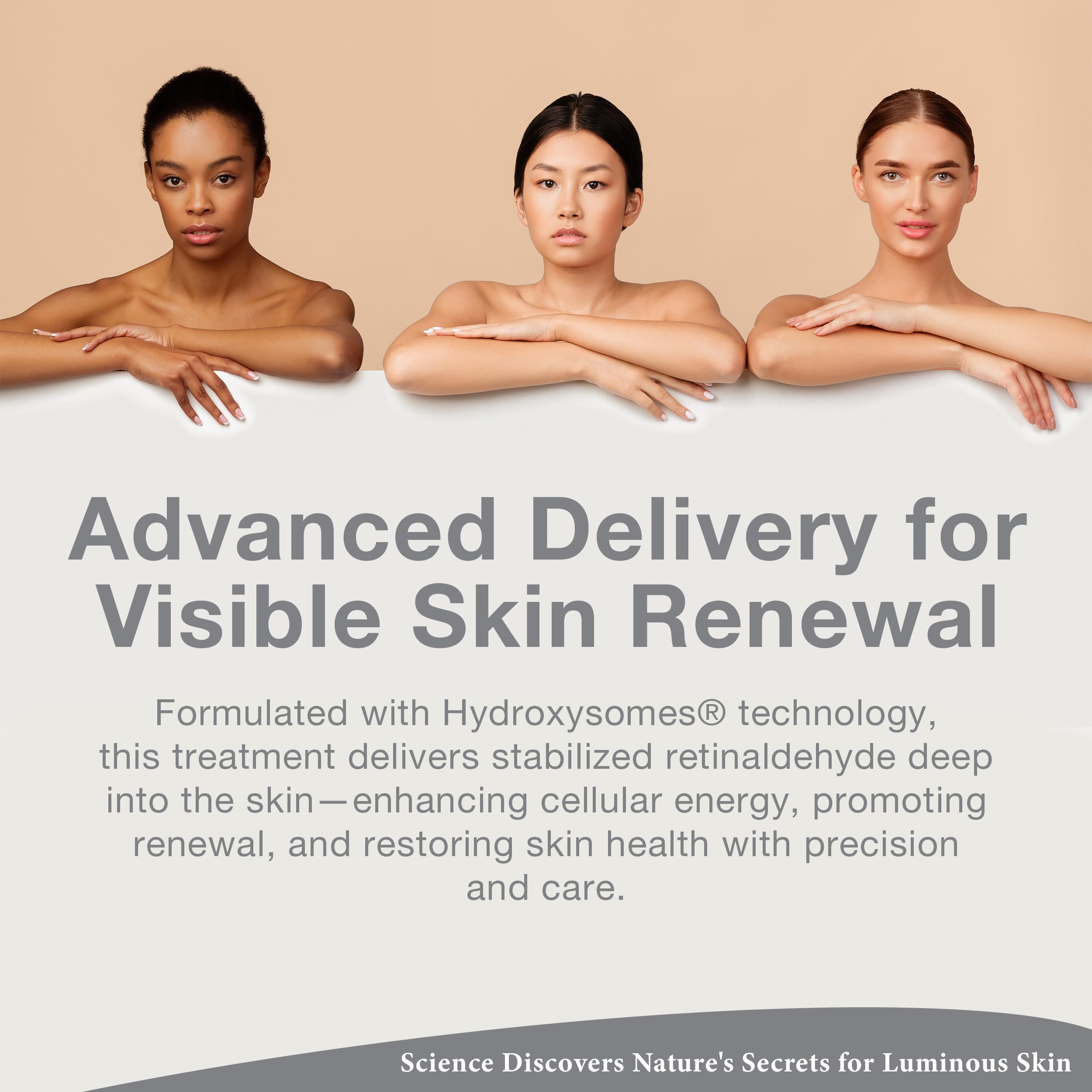 Lira Clinical PRO Retinal-Plus application swatch suggests quick absorption and a silken finish.