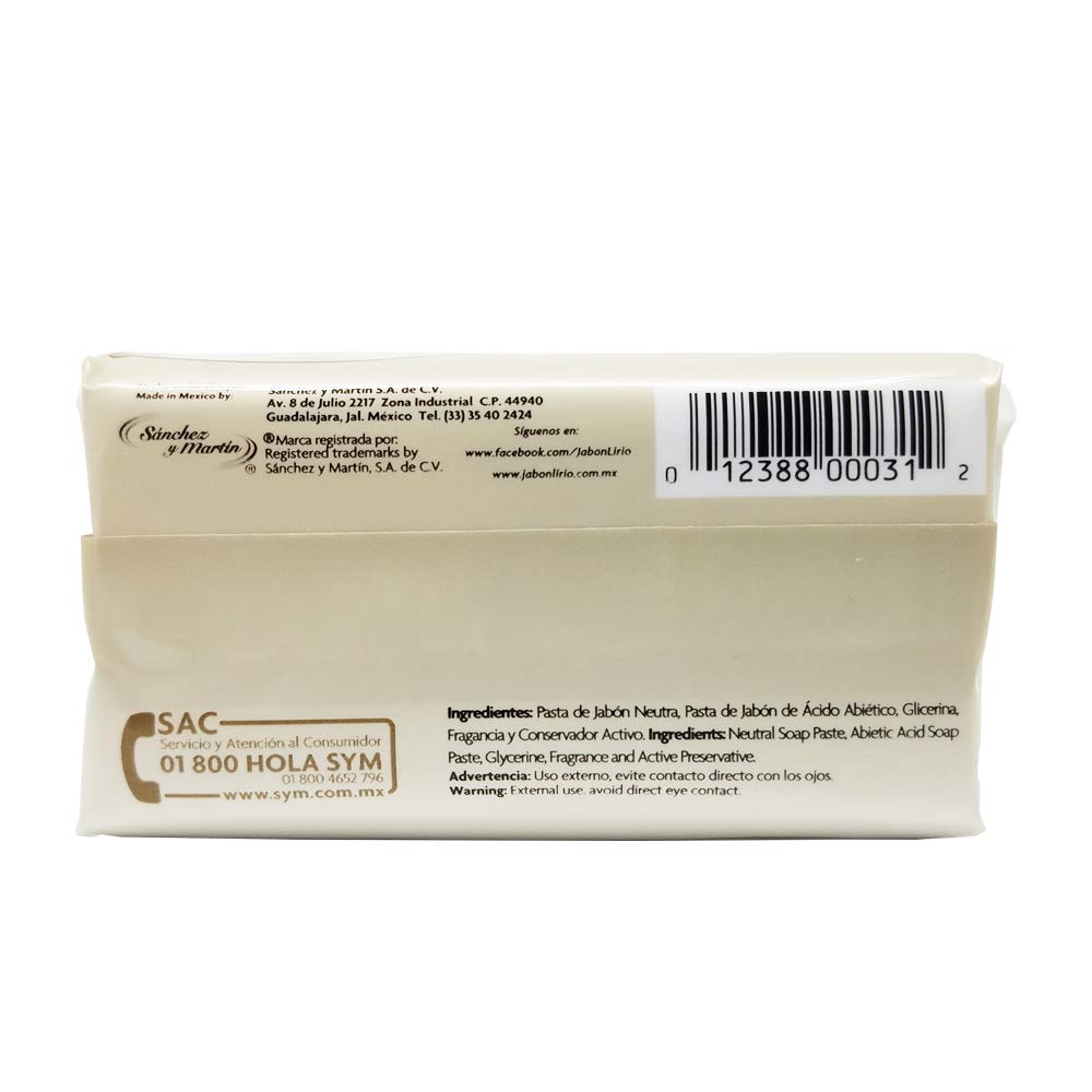 Lirio bar soap suitable for all skin types, daily use.