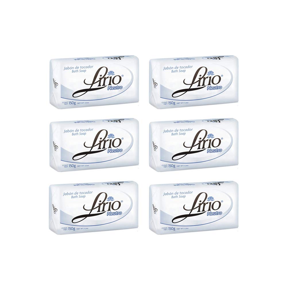 Lirio Neutro Bar Soap pack for family daily use.
