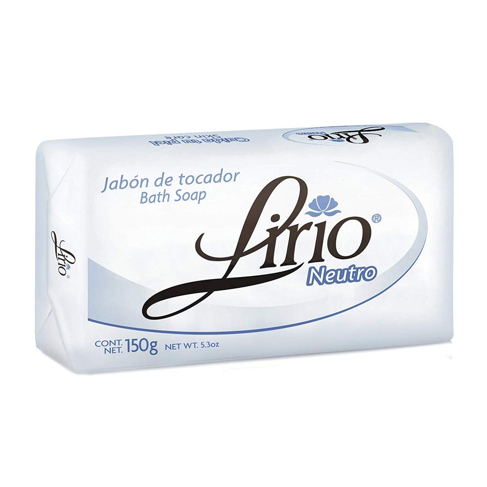 Lirio Neutro Bar Soap soft fragrance for easier use.