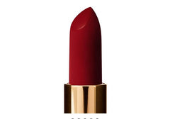 Lisa Eldridge Jazz lipstick application closeup for precise velvet finish.