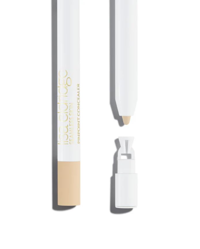 Lisa Eldridge Pinpoint Concealer blending on skin for a soft-focus finish