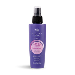 Lisap Light Scale Hair Spray bottle with violet toning to reduce brassiness