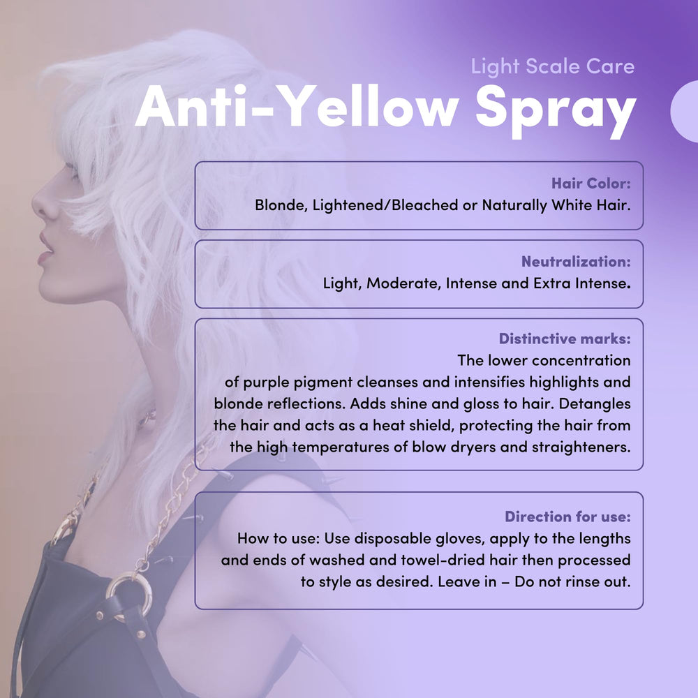 Lisap purple-toner in action reviving cool blonde hues