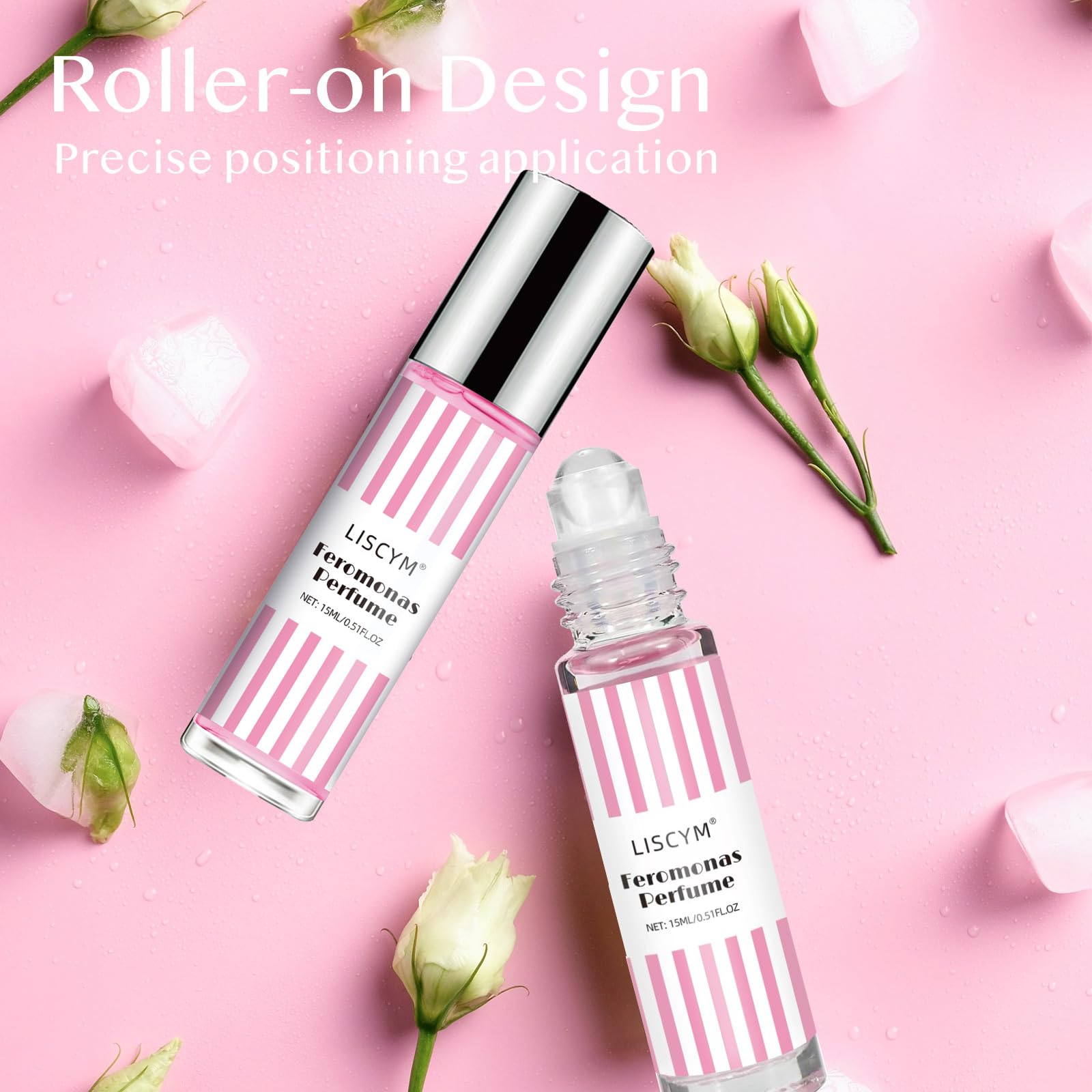 Liscym pheromones fragrance swirls: displays sweet-to-warm scent progression.