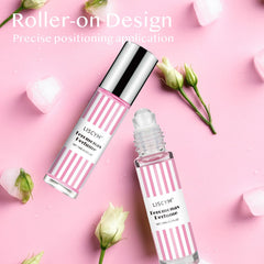 Liscym pheromones fragrance swirls: displays sweet-to-warm scent progression.